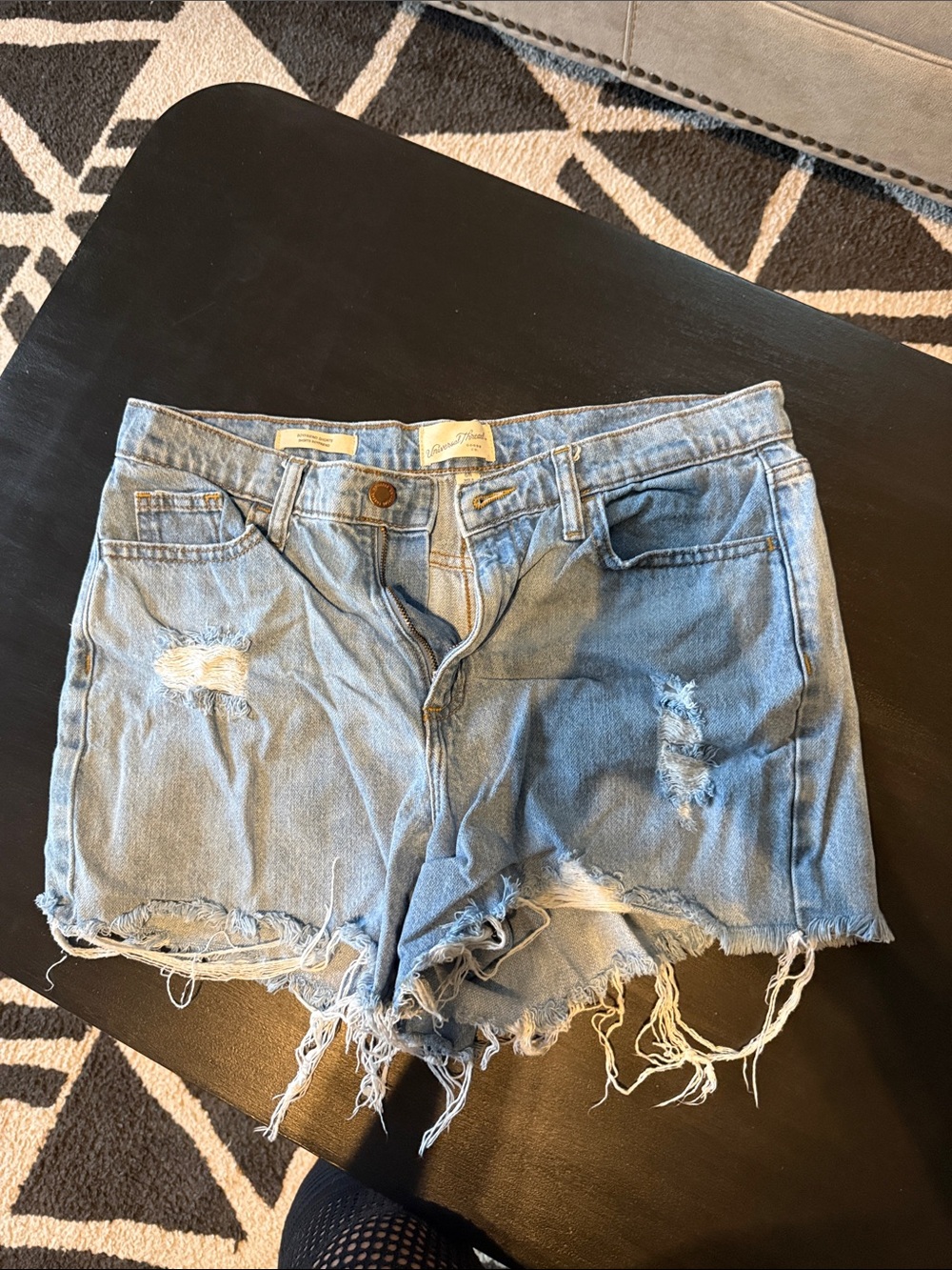 Universal Thread Light Blue Distressed Denim Cutoff Shorts